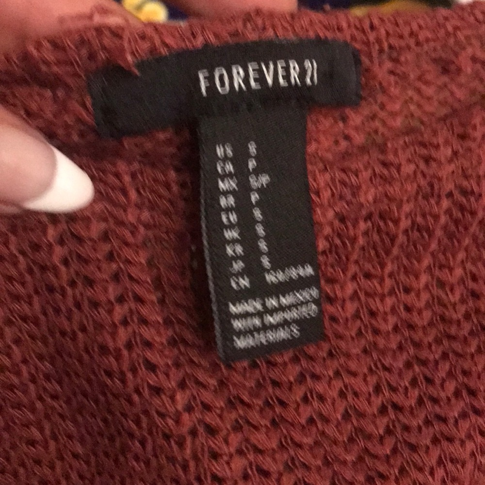 Burnt organge Forever 21  Size Small Shirt